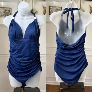 Victoria’s Secret The Forever One Piece Swimsuit Blue XL
